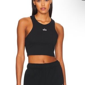 ALO Yoga Black Crop Top